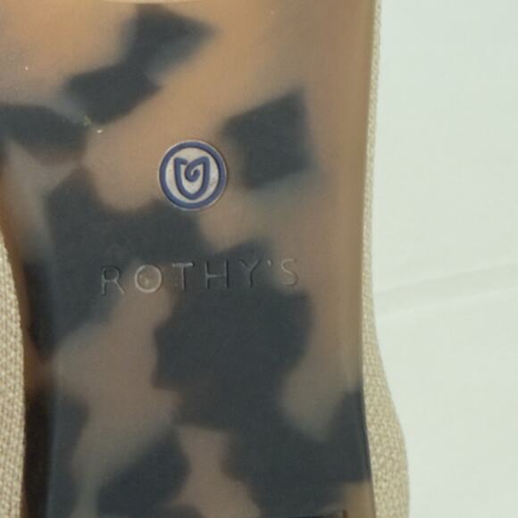 ROTHYS The Point Toe Ballet Flat Womens Size 10 Cream Business Casual Shoes - Picture 10 of 11